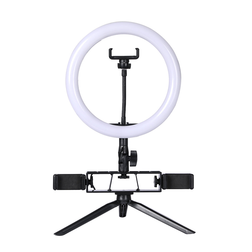 LED Ring Light with Tripod Stand Phone Holder Dimmable Studio Photo Makeup Lamp Type2