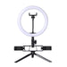 LED Ring Light with Tripod Stand Phone Holder Dimmable Studio Photo Makeup Lamp Type2