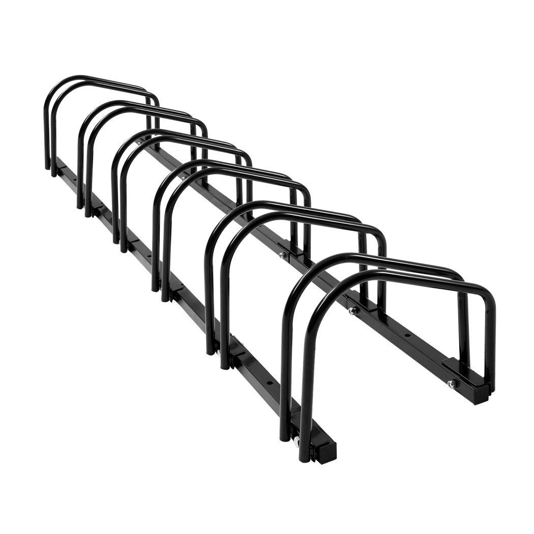 6-Bikes Stand Bicycle Bike Rack Floor Parking Instant Storage Cycling Portable