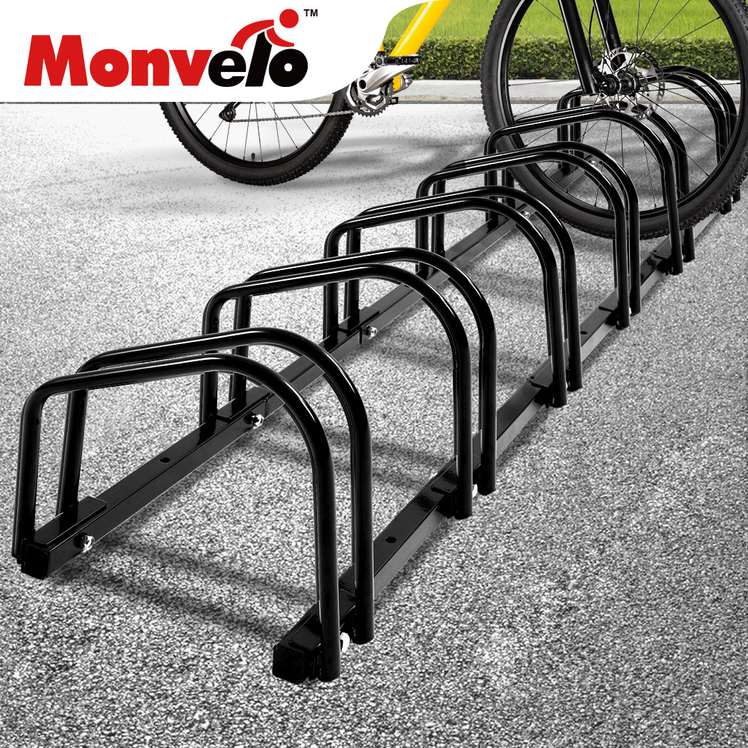 6-Bikes Stand Bicycle Bike Rack Floor Parking Instant Storage Cycling Portable