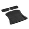 3PCS Car Rear Front Cargo Trunk Toolbox Luggage Rubber Mats for Tesla Model 3 2021-2022