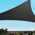 Shade Sail 5x5x5m Triangle 280GSM 98% Black Shade Cloth