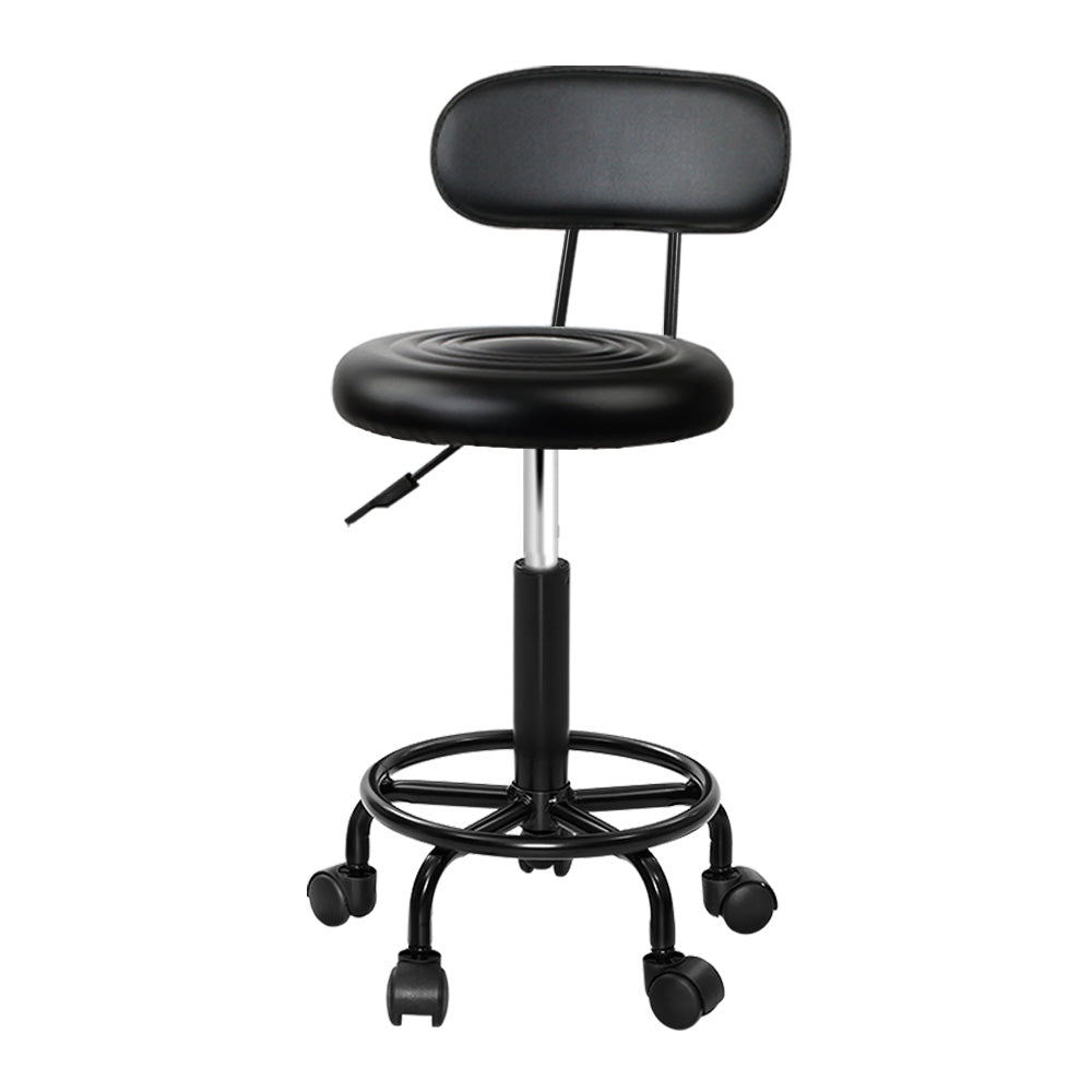 Salon Stool Swivel Chair Backrest