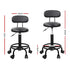 2x Salon Stool Swivel Chair Backrest