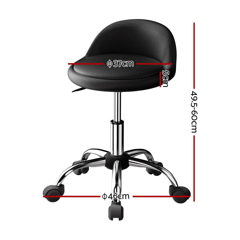 Salon Stool Swivel Chair Backrest Chairs