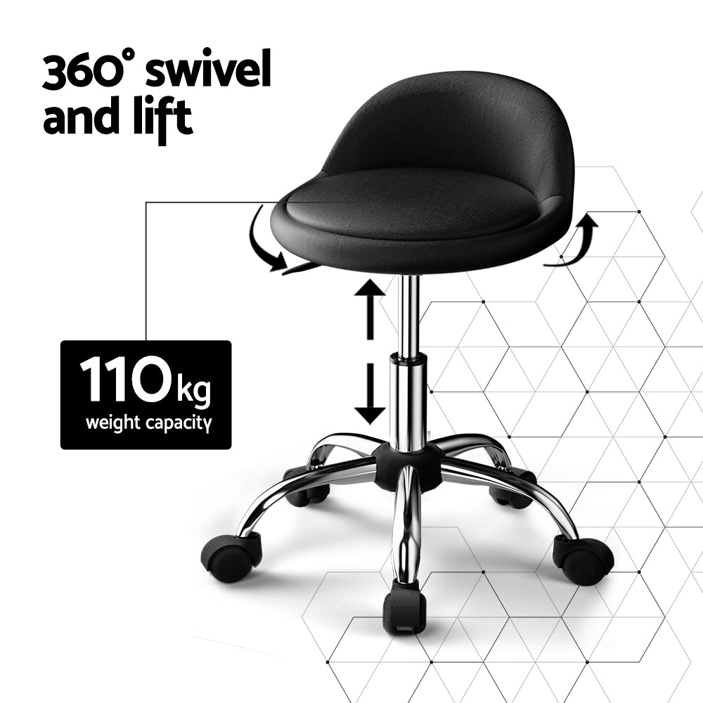 Salon Stool Swivel Chair Backrest Chairs