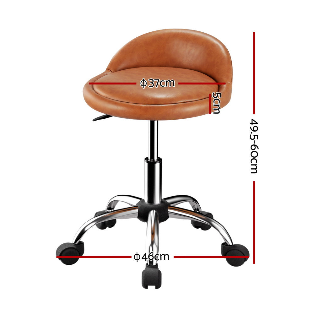 Salon Stool Swivel Chair Backrest Chairs