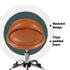 Salon Stool Swivel Chair Backrest Chairs