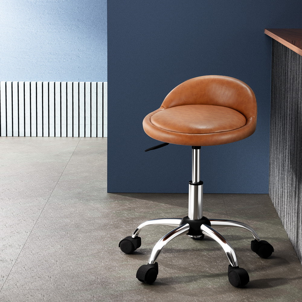 Salon Stool Swivel Chair Backrest Chairs