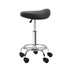 Salon Stool Saddle Swivel Chair Black