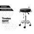 Salon Stool Round Swivel Chair Black