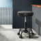 Artiss Adjustable Salon Stool Chair PU Leather 360° Swivel Hydraulic Black