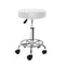 Salon Stool Round Swivel Chair White