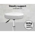 Salon Stool Round Swivel Chair White