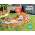 Kids Sandpit Wooden Boat Sand Pit Bench Seat Outdoor Beach Toys 165cm