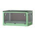 Storage Container Foldable Stackable Large 5 Sides Open Transparent 82L