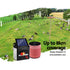 Giantz Fence Energiser 8KM Solar Powered Electric 1200M Poly Tape