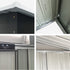 Garden Shed 1.62x0.86M Sheds Outdoor Storage Tool Workshop House Shelter Sliding Door