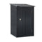 0.99x1.04m Metal Garden Shed Steel Outdoor Storage Tool House Anthracite Lockable