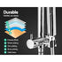 9'' Rain Shower Head Set Handheld Round High Pressure Twins Tap�Chrome