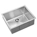 54cm x 44cm Stainless Steel Kitchen Sink Under/Top/Flush Mount Black