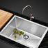 54cm x 44cm Stainless Steel Kitchen Sink Under/Top/Flush Mount Black