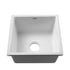 Stone Kitchen Sink 450X450MM Granite Under/Topmount Basin Bowl Laundry White