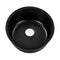 Cefito Stone Kitchen Sink Round 430MM Granite Under/Topmount Basin Bowl Laundry Black