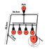 Shooting Targets Metal Splatter Archery Target Resetting Air Riffle Gun Game 5MM