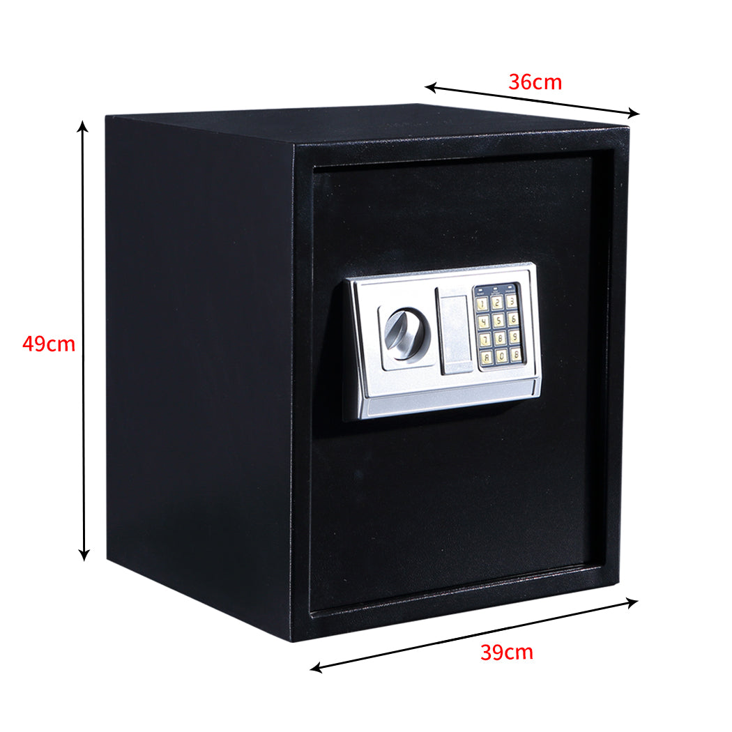 50L Electronic Safe Digital Security Box Home Office Cash Deposit Password