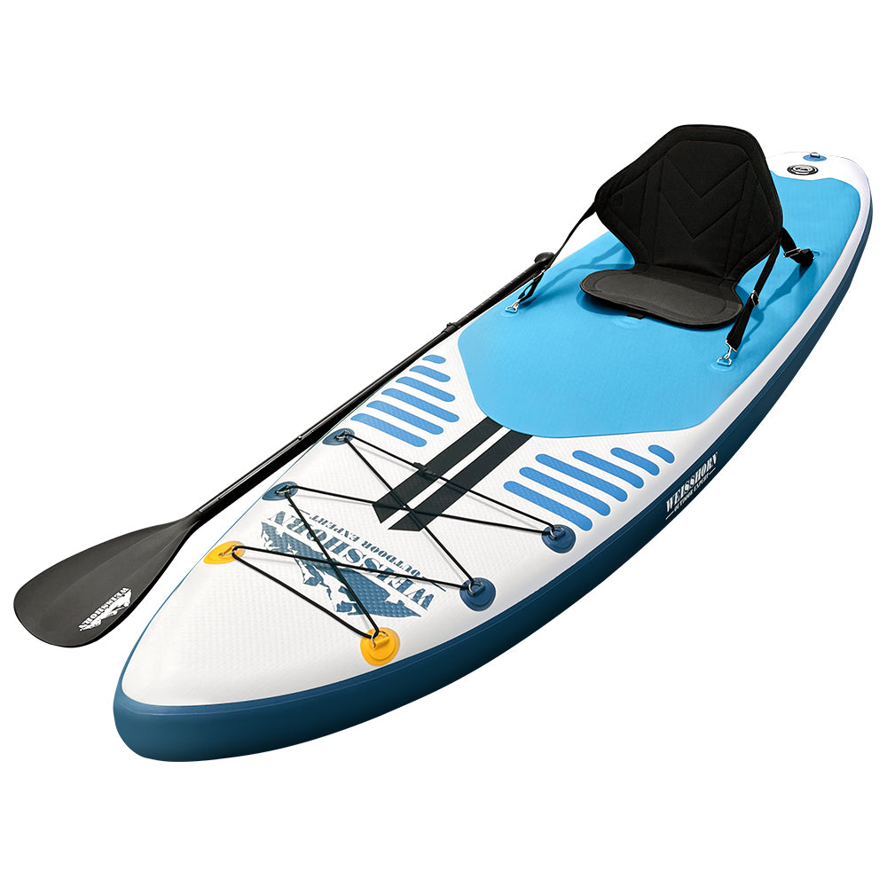 Stand Up Paddle Board 10.6ft Inflatable SUP Surfboard Paddleboard Kayak Surf Blue