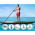 Weisshorn Stand Up Paddle Board 11ft Inflatable SUP Surfboard Paddleboard Kayak Surf Red
