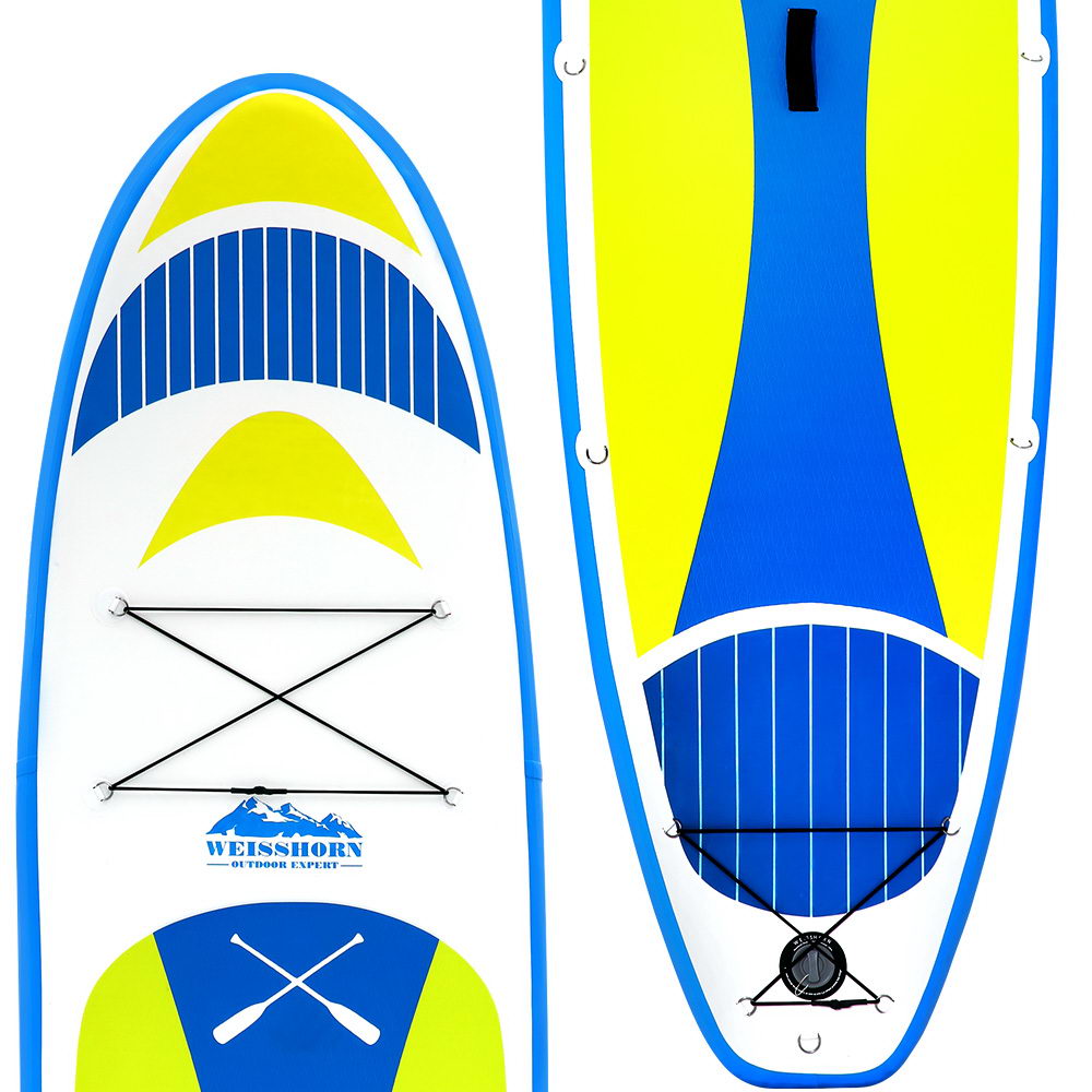 Stand Up Paddle Board 11ft Inflatable SUP Surfboard Paddleboard Kayak Surf Yellow
