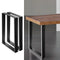 2PCS Industrial Metal Table Legs 71cm DIY Furniture Frame Black Steel