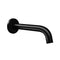 Wall Mounted Bath Spout Tap Brass Matte Black Basin Shower Faucet Round