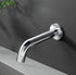 Bathroom Mixer Spout Wall Bath Tap Round Shower Bathtub Chrome