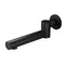 Bathroom Mixer Spout Wall Bath Tap Round Swivel Bathtub Black