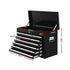 Giantz 10 Drawer Tool Box Cabinet Chest Toolbox Storage Garage Organiser Black