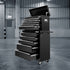 Giantz 14 Drawer Tool Box Cabinet Chest Mechanic Garage Storage Trolley Black