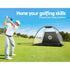 Everfit 3M Golf Practice Net And Training Mat Set Driving Target Black