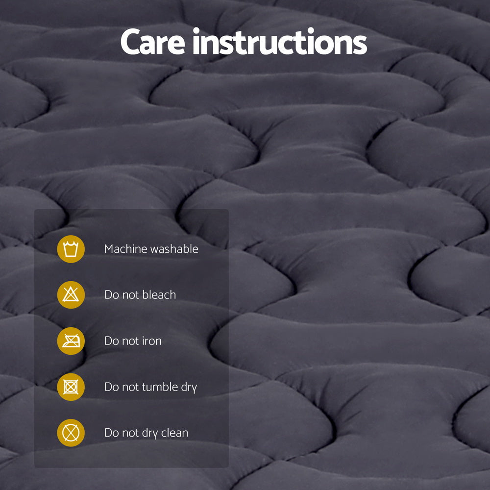 Mattress Topper Pillowtop 3-Zone Single