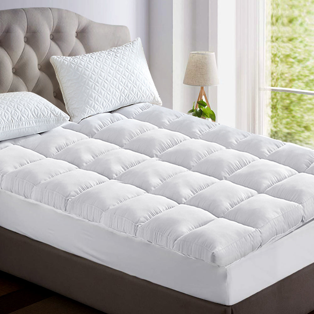 Mattress Topper Pillowtop Bamboo King Single