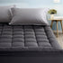 Mattress Topper Pillowtop Bamboo Charcoal Queen