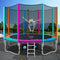 12ft Trampoline with Safety Net Ladder Outdoor Kids Trampoline