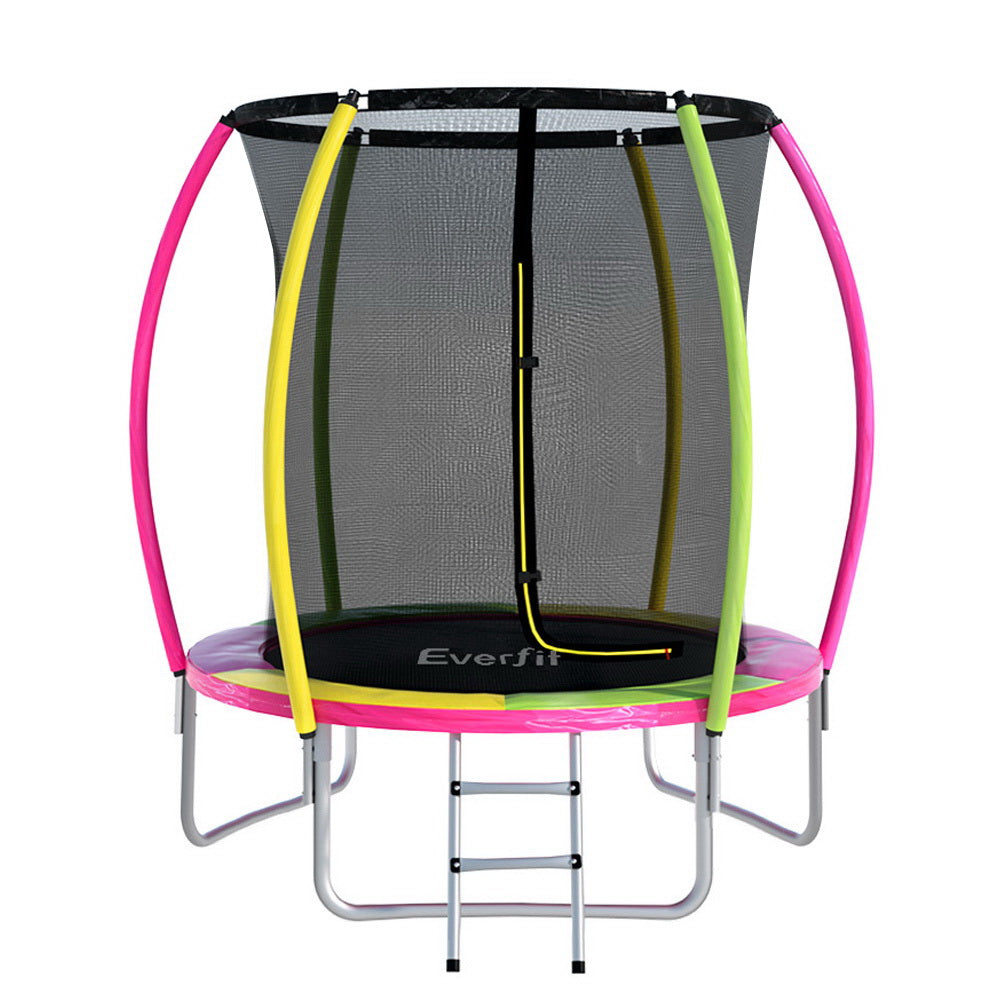 Everfit 6ft Kids Round Trampoline Rebounder