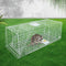 Large Humane Animal Trap Cage 150cm Galvanised Live Capture Trap