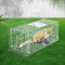 Large Humane Animal Trap Cage 94cm Galvanised Live Capture Trap