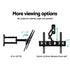 TV Wall Mount Bracket for 23"-55" LED LCD TVs Full Motion Strong Arms