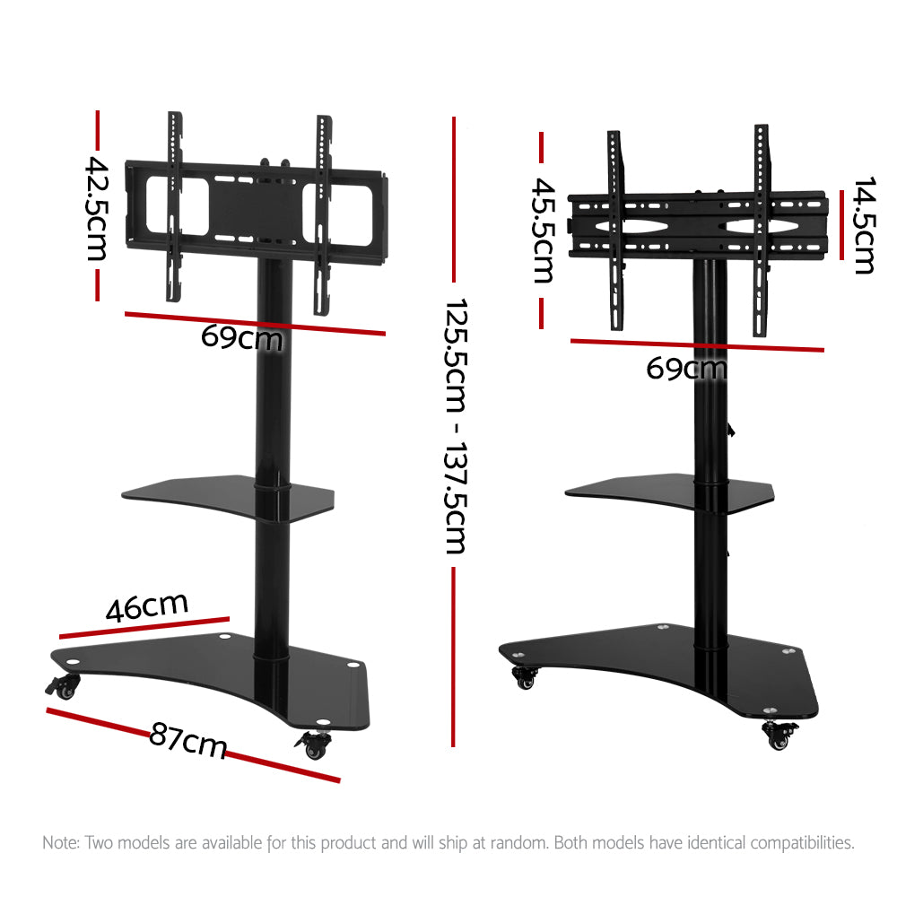 Mobile TV Stand for 32"-70" TVs Mount Bracket Portable Solid Trolley Cart