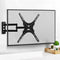 TV Wall Mount Bracket Swivel Tilt 24 to 50 Inch Black
